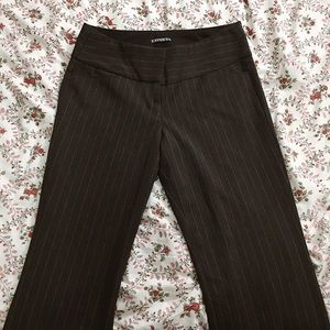 Express pinstripe dress pants (0R)